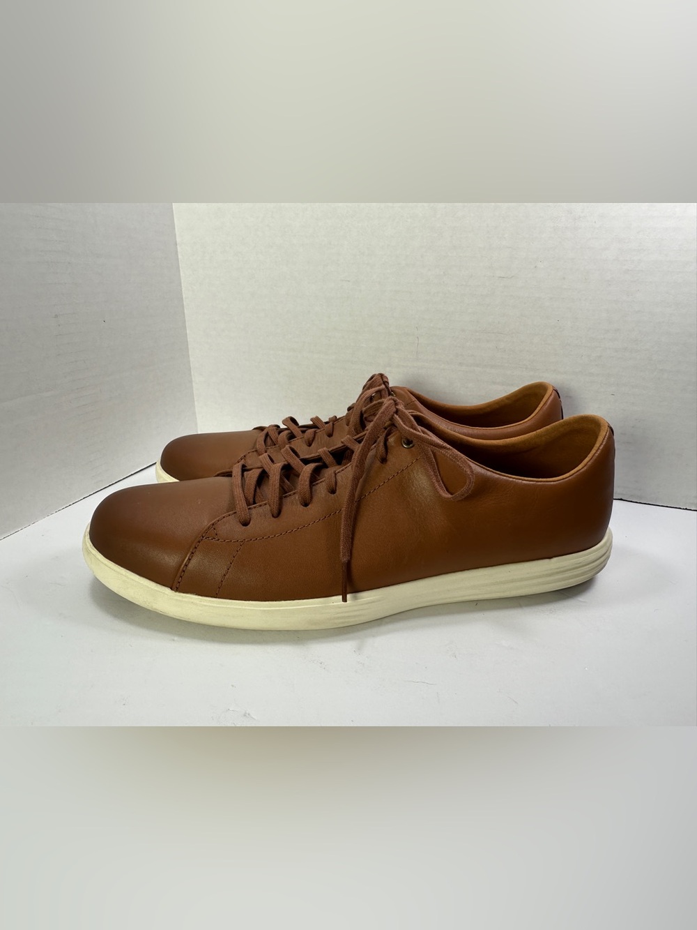 Cole Haan Grand Os Men’s Sneakers Lace Up Brown Size 11.5